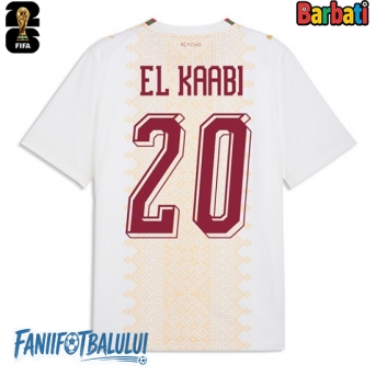 Maroc Ayoub El Kaabi #20 Tricou Fotbal Replică Mondial 2026 Barbati Deplasare